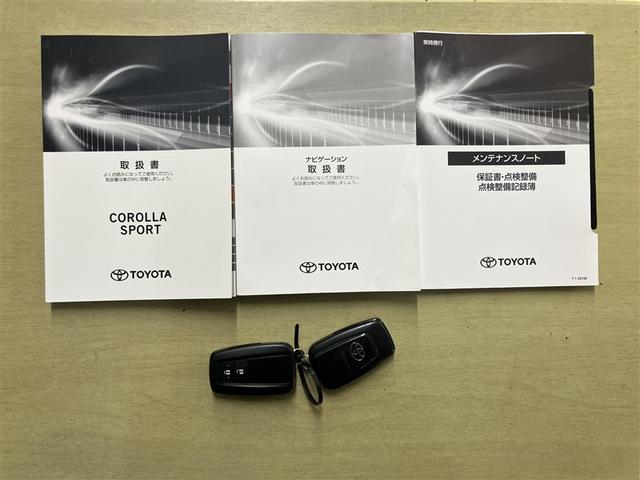 カローラスポーツ G スタイルパッケージ ETC車載器 スマートキ LEDランプ クルコン バックモニター インテリジェントクリアランスソナー AW メモリーナビ ドラレコ ナビ キーレス 盗難防止装置 ミュージックプレイヤー接続可 ABS(22枚目)