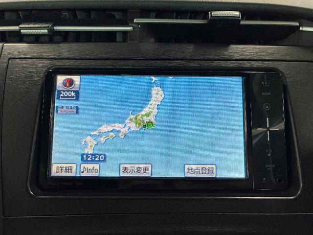 プリウス Ｓ　Ｂモニタ－　フルセグ地デジ　ＡＵＸ接続可　インテリキー　デュアルエアバック　エアＢ　イモビライザー　ドライブレコ－ダ－　ＤＶＤ再生可能　ナビＴＶ　ＡＵＴＯエアコン　横スベリ防止　アルミホイール　ＡＢＳ（6枚目）