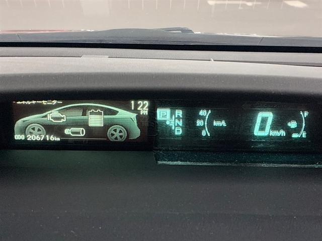 プリウス Ｓ　Ｂモニタ－　フルセグ地デジ　インテリキー　デュアルエアバック　エアＢ　イモビライザー　ＤＶＤ再生可能　ナビＴＶ　ＡＵＴＯエアコン　横スベリ防止　アルミホイール　ＥＴＣ装備　ＡＢＳ　サイドエアバッグ（6枚目）