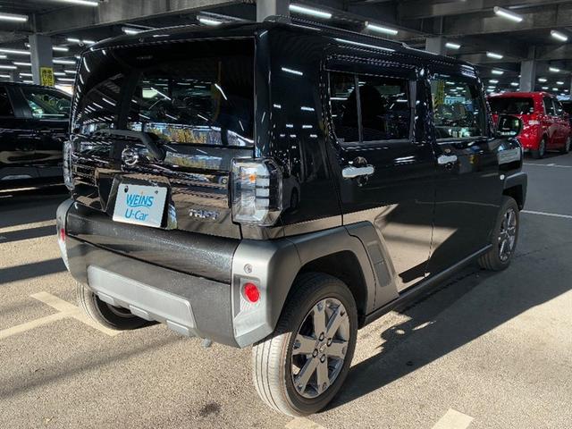 タフト Ｇターボ　地デジＴＶ　誤発進抑制装置　バックカメラ付き　パワーウインドウ　クルコン　横滑り防止装置　ＬＥＤライト　サイドエアバッグ　キーフリーシステム　ＥＴＣ　ＴＶ　オートエアコン　ＡＢＳ　アルミホイール（4枚目）