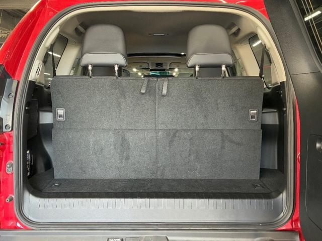 ランドクルーザープラド TX Lパッケージ マットブラックエディション オートクルーズ 踏み間違い防止装置 ナビ付 セキュリティー 電動パワーシート アルミ ETC車載器 3列シート LEDヘッドライト キーレス 4WD サンルーフ ミュージックプレイヤー接続可 ABS(13枚目)