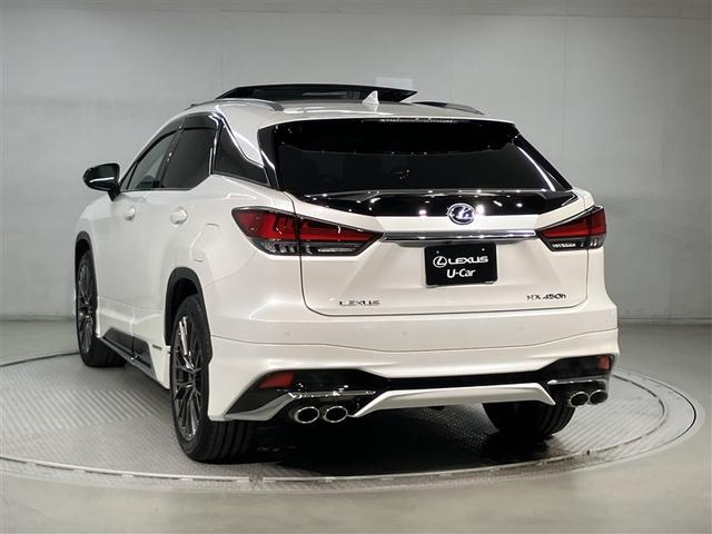 ＲＸ ＲＸ４５０ｈ　バージョンＬ　エアロ　プリクラッシュセーフティー　リアカメラ　ナビＴＶ　地デジ　メモリナビ　横滑り防止装置　盗難防止装置　エアバッグ　ＤＶＤ再生機能　１００Ｖ　大型サンルーフ　ＡＢＳ　ＬＥＤライト　アルミホイール（4枚目）