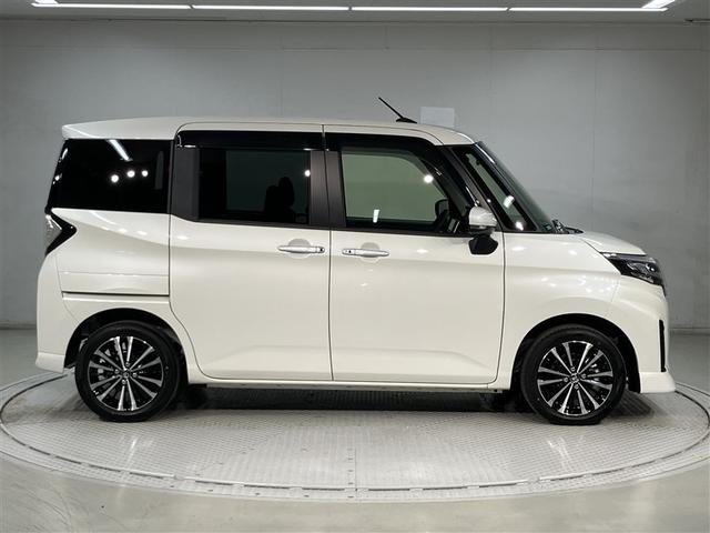 ルーミー カスタムＧ－Ｔ　助手席エアバック　両側オートスライドドア　スマートキープッシュスタート　ＴＶ　ＬＥＤライト　１オーナー　横滑り防止機能　クルコン　ＥＴＣ付　アルミホイール　キーレス　ドラレコ　セキュリティ　エアバッグ（3枚目）