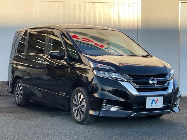 セレナ ハイウェイスター プロパイロットエディション 両側電動ドア 純正SDナビ バックカメラ 衝突被害軽減システム 禁煙車 ドラレコ コーナーセンサー スマートキー LEDヘッド ビルトインETC 純正16インチアルミ 車線逸脱警報 オートライト(16枚目)