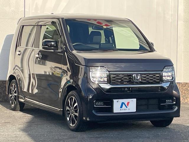 Ｎ－ＷＧＮカスタム Ｌ　禁煙車　純正ＳＤナビ　バックカメラ　衝突被害軽減システム　レーダークルーズ　レザー調シート　ドラレコ　スマートキー　ＬＥＤヘッド　ビルトインＥＴＣ　純正１４インチアルミ　オートライト　オートエアコン（16枚目）