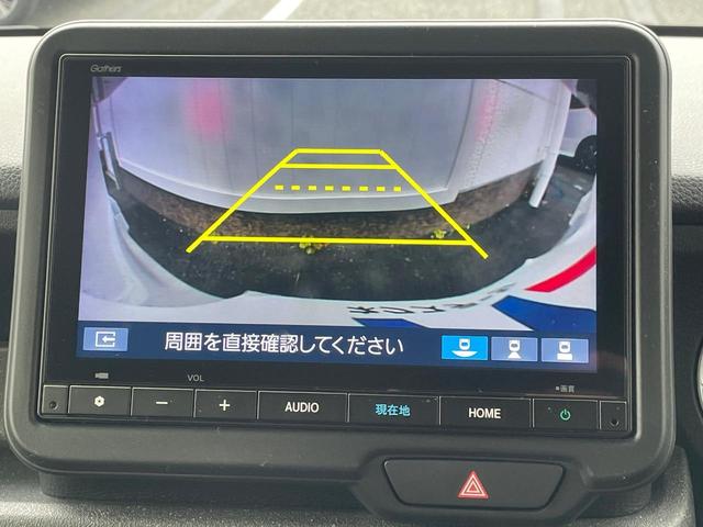 Ｎ－ＢＯＸカスタム ターボ　禁煙車　ターボ　８型純正ナビ　両側電動ドア　バックカメラ　衝突被害軽減システム　ハーフレザーシート　ドラレコ　コーナーセンサー　スマートキー　ＬＥＤヘッド　ビルトインＥＴＣ　純正１５インチアルミ（5枚目）