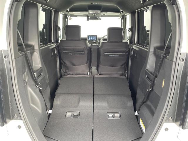 Ｎ－ＢＯＸカスタム ターボ　禁煙車　ターボ　８型純正ナビ　両側電動ドア　バックカメラ　衝突被害軽減システム　ハーフレザーシート　ドラレコ　コーナーセンサー　スマートキー　ＬＥＤヘッド　ビルトインＥＴＣ　純正１５インチアルミ（12枚目）