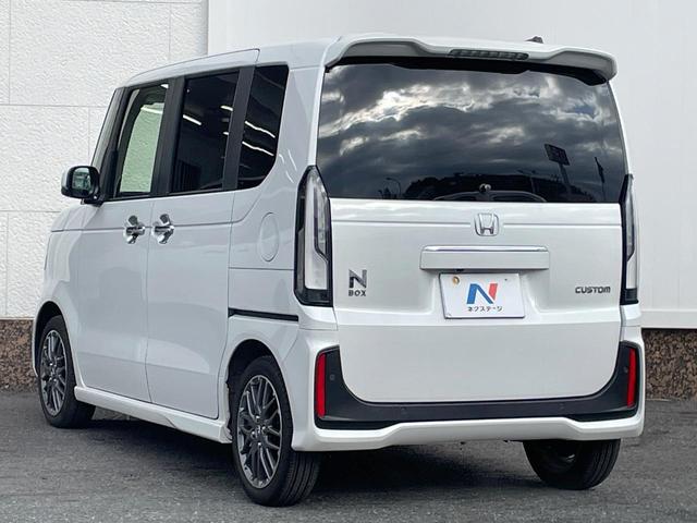 Ｎ－ＢＯＸカスタム ターボ　禁煙車　ターボ　８型純正ナビ　両側電動ドア　バックカメラ　衝突被害軽減システム　ハーフレザーシート　ドラレコ　コーナーセンサー　スマートキー　ＬＥＤヘッド　ビルトインＥＴＣ　純正１５インチアルミ（42枚目）