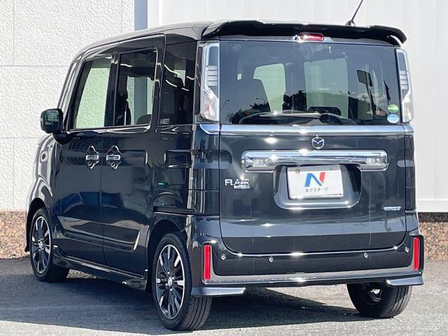 フレアワゴンカスタムスタイル ハイブリッドＸＳ　禁煙車　両側電動ドア　スマートシティブレーキサポート　ハーフレザーシート　シートヒーター　ドラレコ　コーナーセンサー　ＬＥＤヘッド　ビルトインＥＴＣ　純正１５インチアルミ　オートライト（22枚目）