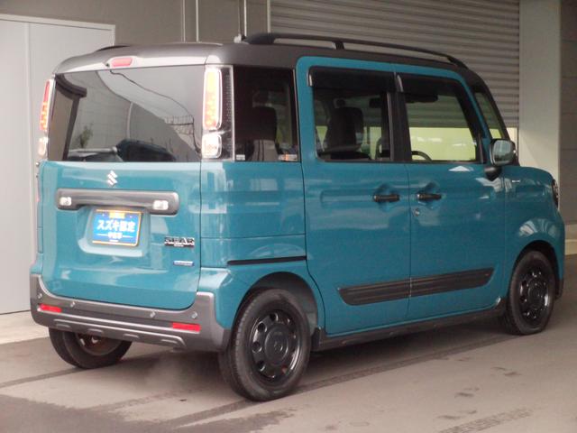 スペーシアギア ギア　ＨＹＢＲＩＤ　ＸＺターボ　メモリーナビ　両側電動スライドドア　パドルシフト　ドライブレコーダー前後　ＬＥＤヘッドランプ　ルーフレール　アダプティブクルーズコントロール　ステアリングオーディオスイッチ　スリムサーキュレーター　オートライト（6枚目）