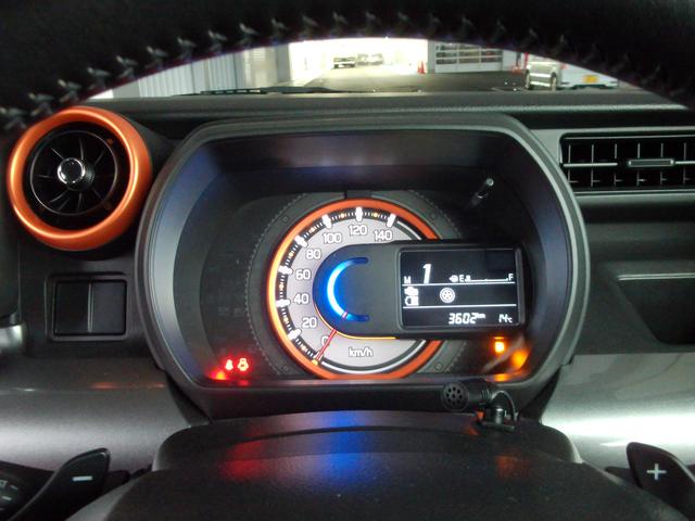 スペーシアギア ギア　ＨＹＢＲＩＤ　ＸＺターボ　メモリーナビ　両側電動スライドドア　パドルシフト　ドライブレコーダー前後　ＬＥＤヘッドランプ　ルーフレール　アダプティブクルーズコントロール　ステアリングオーディオスイッチ　スリムサーキュレーター　オートライト（10枚目）