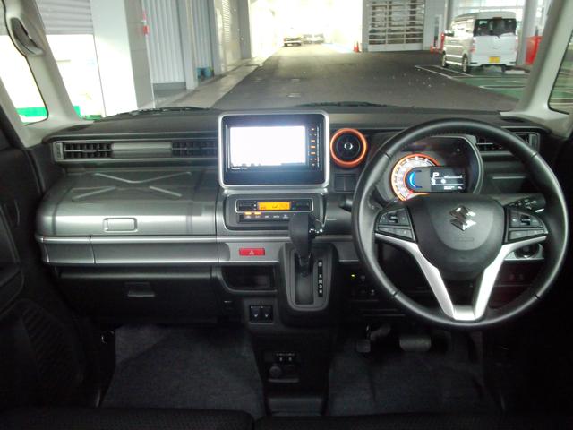 スペーシアギア ギア　ＨＹＢＲＩＤ　ＸＺターボ　メモリーナビ　両側電動スライドドア　パドルシフト　ドライブレコーダー前後　ＬＥＤヘッドランプ　ルーフレール　アダプティブクルーズコントロール　ステアリングオーディオスイッチ　スリムサーキュレーター　オートライト（17枚目）