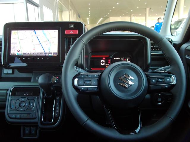 スペーシア ギア　ＨＹＢＲＩＤ　ＸＺ　全方位モニター付メモリーナビ　両側電動スライドドア　スズキコネクト　ＬＥＤヘッドランプ　キーレスプッシュスタート　マルチユースフラップ　ルーフレール　アダプティブクルーズコントロール　ステアリングオーディオスイッチ　サポカー（51枚目）