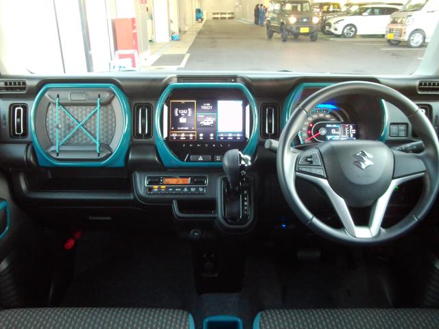 ハスラー ＨＹＢＲＩＤ　Ｘ　全方位モニター付メモリーナビ　ＥＴＣ　ＬＥＤヘッドランプ　キーレスプッシュスタート　ステアリングオーディオスイッチ　パーソナルテーブル　マイルドハイブリッド　サポカー　ＳＲＳサイドエアバッグ　ＳＲＳカーテンエアバッグ　ＥＳＰ（45枚目）