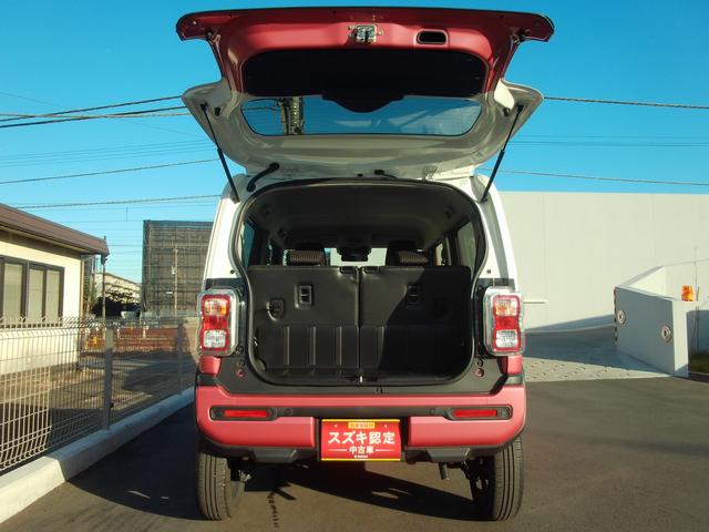 ハスラー ＨＹＢＲＩＤ　Ｘ　ディスプレイオーディオ　ＬＥＤヘッドランプ　キーレスプッシュスタート　ステアリングオーディオスイッチ　パーソナルテーブル　マイルドハイブリッド　衝突被害軽減ブレーキ　後退時ブレーキサポート　アルミホイール　シートヒーター（35枚目）