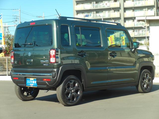 ハスラー タフワイルド　オーディオレス　ＬＥＤヘッドランプ　キーレスプッシュスタート　ルーフレール　アダプティブクルーズコントロール　ステアリングオーディオスイッチ　パーソナルテーブル　マイルドハイブリッド　サポカー　シートヒーター　ＥＳＰ（6枚目）