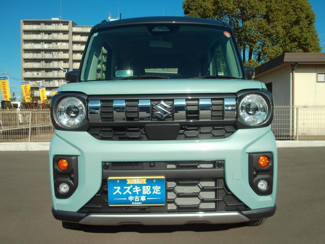スペーシア ギア　ＨＹＢＲＩＤ　ＸＺターボ　全方位Ｍ付ナビ　４ＷＤ　両側電動スライドドア　スズキコネクト　パドルシフト　マルチユースフラップ　ＬＥＤヘッドランプ　キーレスプッシュスタート　ルーフレール　アダプティブクルーズコントロール　ステアリングオーディオスイッチ（23枚目）