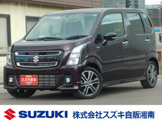 ワゴンＲスティングレー スティングレー　ＨＹＢＲＩＤ　Ｔ　オーディオレス　全方位Ｃ　パドルシフト　ＬＥＤヘッドランプ　キーレスプッシュスタート　アダプティブクルーズコントロール　ステアリングオーディオスイッチ　アンブレラホルダー　マイルドハイブリッド　サポカー　シートヒーター　ターボ（2枚目）