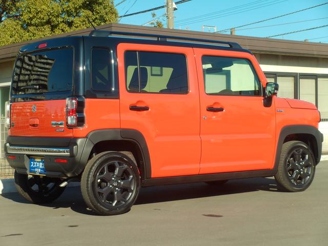 ハスラー タフワイルド　オーディオレス　ＬＥＤヘッドランプ　キーレスプッシュスタート　ルーフレール　アダプティブクルーズコントロール　ステアリングオーディオスイッチ　パーソナルテーブル　マイルドハイブリッド　サポカー　ＳＲＳサイドエアバッグ（6枚目）