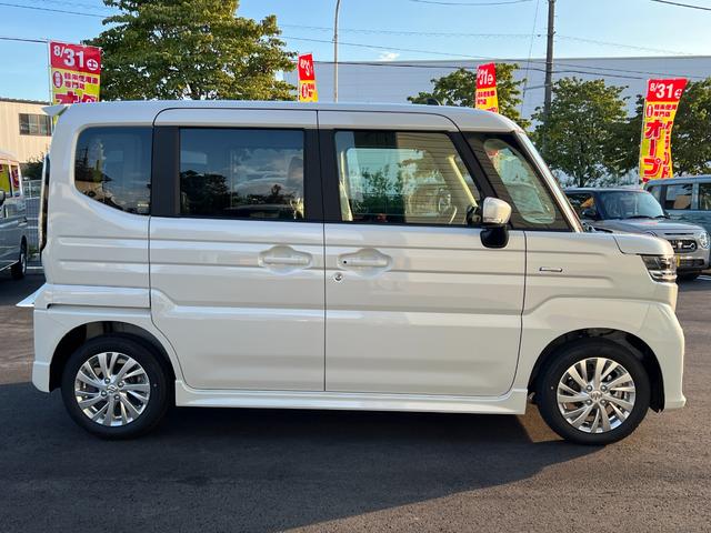 スペーシアカスタム ハイブリッドGS 届出済未使用車 アダプティブクルーズコントロール 衝突被害軽減ブレーキ LEDライト 前後ソナー 盗難防止 横滑り防止装置 前席シートヒーター パワステ ABS エアバッグ フルフラット エアコン(7枚目)