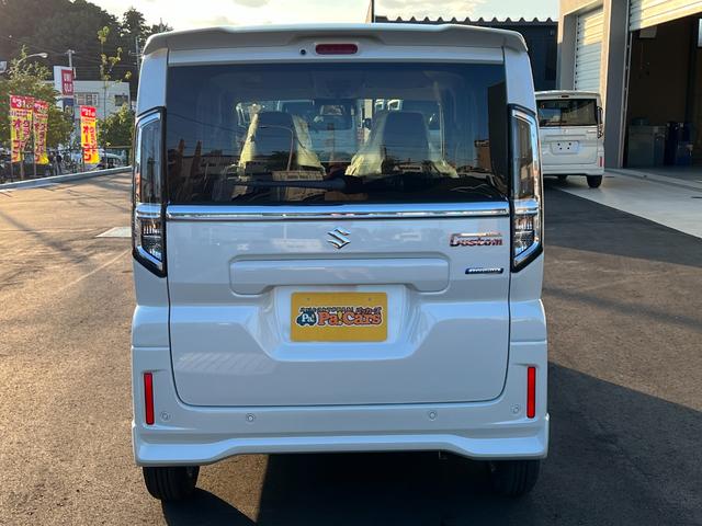 スペーシアカスタム ハイブリッドGS 届出済未使用車 アダプティブクルーズコントロール 衝突被害軽減ブレーキ LEDライト 前後ソナー 盗難防止 横滑り防止装置 前席シートヒーター パワステ ABS エアバッグ フルフラット エアコン(9枚目)