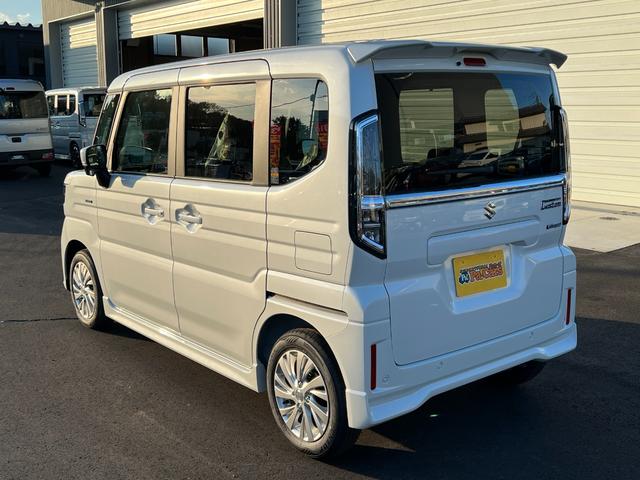 スペーシアカスタム ハイブリッドGS 届出済未使用車 アダプティブクルーズコントロール 衝突被害軽減ブレーキ LEDライト 前後ソナー 盗難防止 横滑り防止装置 前席シートヒーター パワステ ABS エアバッグ フルフラット エアコン(10枚目)