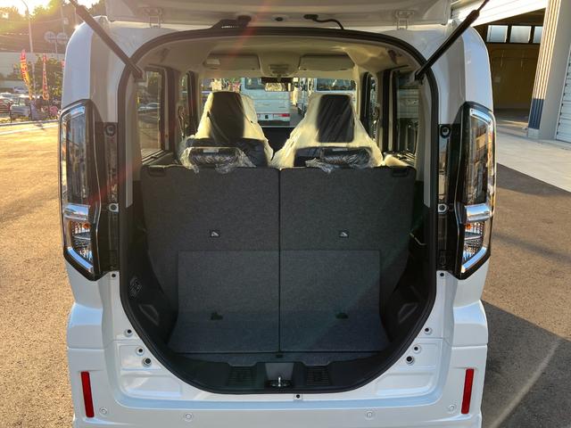 スペーシアカスタム ハイブリッドGS 届出済未使用車 アダプティブクルーズコントロール 衝突被害軽減ブレーキ LEDライト 前後ソナー 盗難防止 横滑り防止装置 前席シートヒーター パワステ ABS エアバッグ フルフラット エアコン(19枚目)