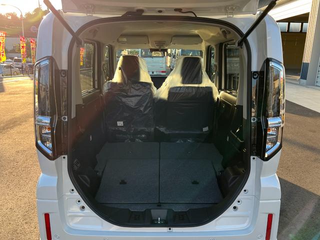 スペーシアカスタム ハイブリッドGS 届出済未使用車 アダプティブクルーズコントロール 衝突被害軽減ブレーキ LEDライト 前後ソナー 盗難防止 横滑り防止装置 前席シートヒーター パワステ ABS エアバッグ フルフラット エアコン(21枚目)