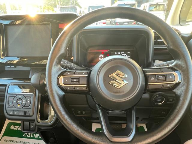 スペーシアカスタム ハイブリッドGS 届出済未使用車 アダプティブクルーズコントロール 衝突被害軽減ブレーキ LEDライト 前後ソナー 盗難防止 横滑り防止装置 前席シートヒーター パワステ ABS エアバッグ フルフラット エアコン(25枚目)