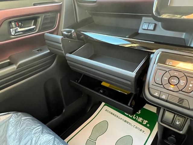 スペーシアカスタム ハイブリッドGS 届出済未使用車 アダプティブクルーズコントロール 衝突被害軽減ブレーキ LEDライト 前後ソナー 盗難防止 横滑り防止装置 前席シートヒーター パワステ ABS エアバッグ フルフラット エアコン(27枚目)