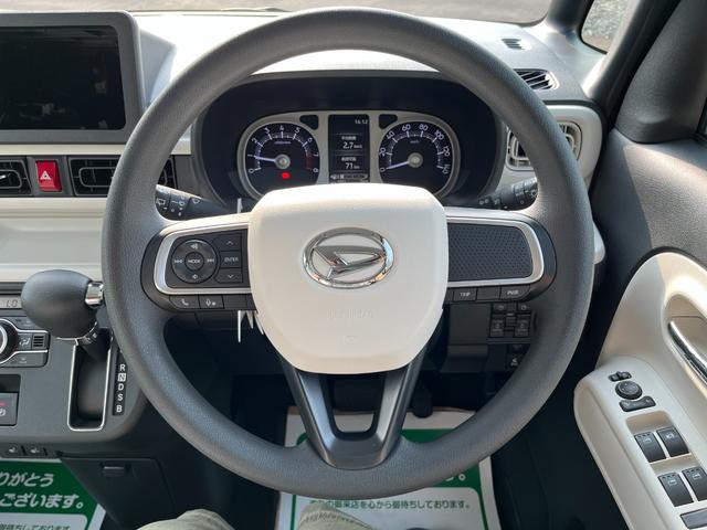 ムーヴキャンバス ストライプスG 届出済未使用車 両側電動スライドドア 障害物センサー バックカメラ パワーウインドウ セキュリティアラーム フルフラット スマートキープッシュスタート カーテンエアバック Sヒーター キーフリーキー(26枚目)