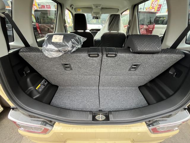 ワゴンＲ ＦＸ　届出済未使用車　運転席シートヒーター　パーキングソナー　衝突軽減ブレーキサポート　運転席助手席エアバック　キーレスエントリーシステム　セキュリティアラーム　フルフラット　オートハイビーム　オートライト（25枚目）
