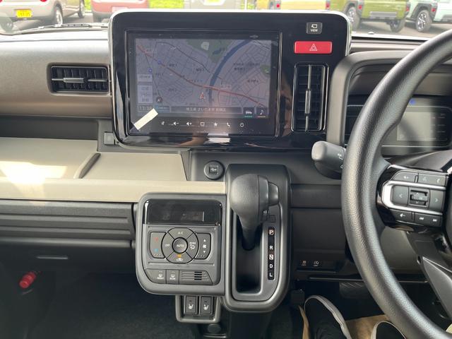 スペーシア ハイブリッドX 届出済未使用車 全方位カメラ付きメモリーナビ 両側電動パワースライドドア 前席シートヒーター オートLEDヘッドライト スマートキー パーキングソナ― ベンチシート 後席オットマン フルフラットシート(30枚目)