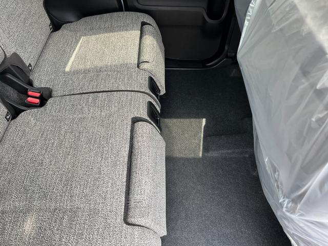 スペーシア ハイブリッドX 届出済未使用車 全方位カメラ付きメモリーナビ 両側電動パワースライドドア 前席シートヒーター オートLEDヘッドライト スマートキー パーキングソナ― ベンチシート 後席オットマン フルフラットシート(40枚目)