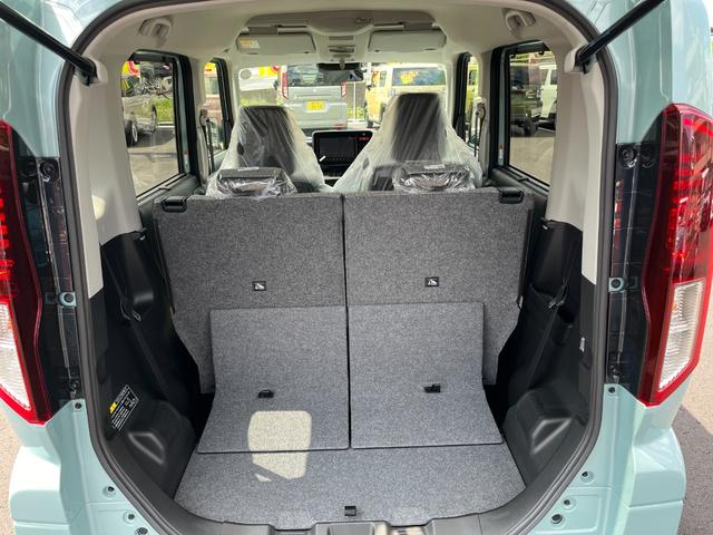 スペーシア ハイブリッドX 届出済未使用車 全方位カメラ付きメモリーナビ 両側電動パワースライドドア 前席シートヒーター オートLEDヘッドライト スマートキー パーキングソナ― ベンチシート 後席オットマン フルフラットシート(42枚目)