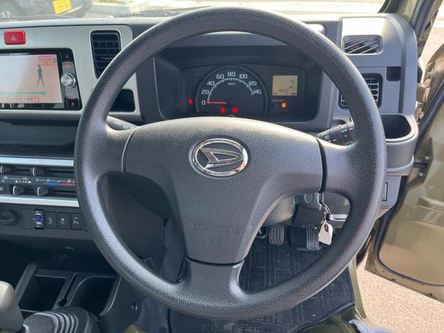 ハイゼットトラック ジャンボＳＡＩＩＩｔ　２ＷＤ　５ＭＴ　農業女子パック　社外フルセグ付きナビ　バックカメラ　前方ドライブレコーダー　ＥＴＣ　荷台ライト　パーキングソナ―　ＡＢＳ　パワステ　パワーウィンドウ　フロントフォグライト　社外スロコン（26枚目）