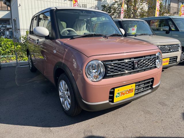 アルトラパン Ｘ　届出済未使用車　オートＬＥＤヘッドライト　オートハイビーム　前席シートヒーター　パーキングソナ―　スマートキー　ベンチシート　フルフラット　衝突軽減ブレーキ　衝突安全ボディ　アイドリングストップ（7枚目）