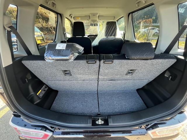 ワゴンＲ ＦＸ　届出済未使用車　運転席シートヒーター　パーキングソナー　衝突軽減ブレーキサポート　運転席助手席エアバック　キーレスエントリーシステム　セキュリティアラーム　フルフラット　オートハイビーム　オートライト（36枚目）