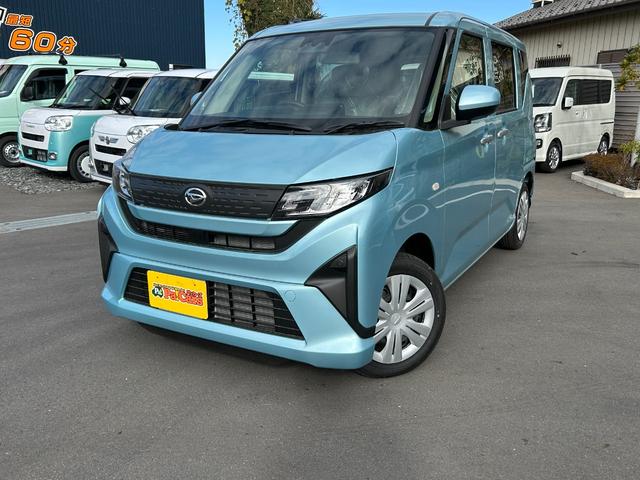 ムーヴ Ｌ　届出済未使用車　両側手動スライドドア　オートＬＥＤヘッドライト　電動格納ミラー　オートハイビーム　キーレスエントリー　パーキングソナ―　足踏み式パーキングブレーキ　　ベンチシート　ＡＢＳ　パワステ（5枚目）