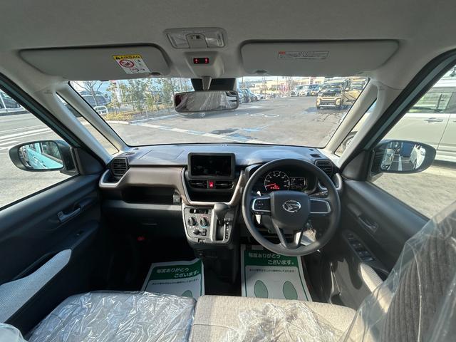 ムーヴ Ｌ　届出済未使用車　両側手動スライドドア　オートＬＥＤヘッドライト　電動格納ミラー　オートハイビーム　キーレスエントリー　パーキングソナ―　足踏み式パーキングブレーキ　　ベンチシート　ＡＢＳ　パワステ（45枚目）