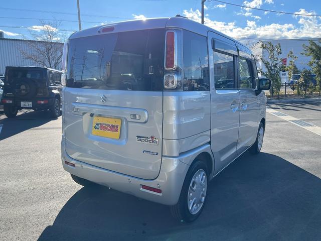 スペーシア ハイブリッドＧ　両側スライドドア　社外フルセグＴＶ付ナビ　ＥＴＣ　前方ドライブレコーダー　パーキングソナー　ベンチシート　バックカメラ　スマートキープッシュスタート　オートライト　フルフラットシート（8枚目）