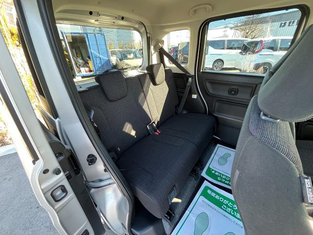 スペーシア ハイブリッドＧ　両側スライドドア　社外フルセグＴＶ付ナビ　ＥＴＣ　前方ドライブレコーダー　パーキングソナー　ベンチシート　バックカメラ　スマートキープッシュスタート　オートライト　フルフラットシート（39枚目）