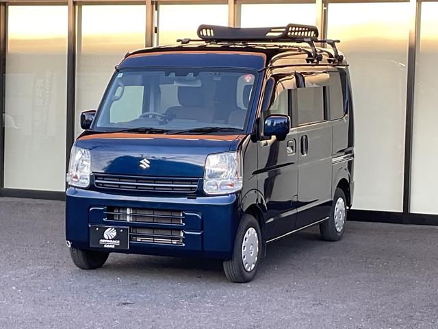 エブリイ ジョインターボ　ブレーキサポート・レーンアシスト・ＥＴＣ・オートライト・ドライブレコーダー・純正デッキ・キーレスキー・社外ベッドキット・キャリア（6枚目）