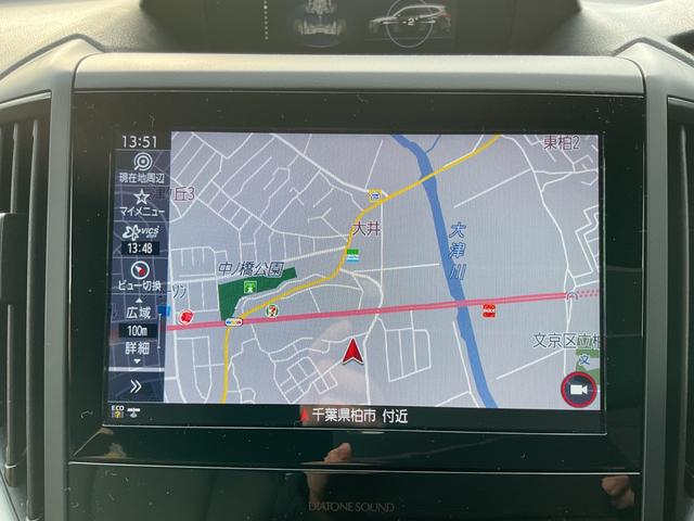 フォレスター ＳＴＩスポーツ　純正ダイアトーンナビフルセグＴＶ・デジタルインナーミラー・バックカメラ・ＥＴＣ・アイサイト・前席シートヒーター・ステアリングヒーター・運転席メモリパワーシート・パドルシフト・ブラインドスポット（3枚目）