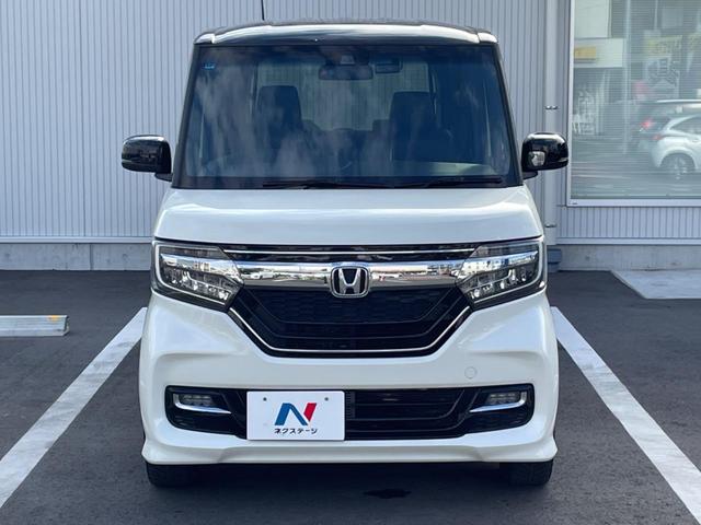 N-BOXカスタム G・Lターボホンダセンシング 両側電動スライド バックカメラ ホンダセンシング レーダークルーズ 禁煙車 2トーンカラー ハーフレザーシート ドラレコ スマートキー LEDヘッド ETC オートマチックハイビーム 車線逸脱警報(14枚目)
