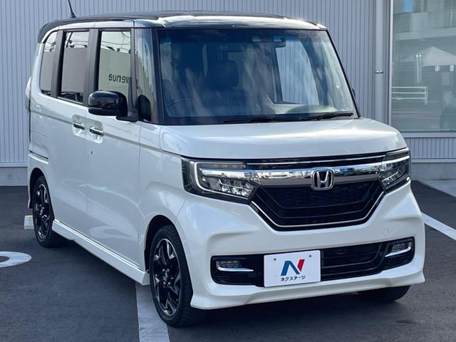 N-BOXカスタム G・Lターボホンダセンシング 両側電動スライド バックカメラ ホンダセンシング レーダークルーズ 禁煙車 2トーンカラー ハーフレザーシート ドラレコ スマートキー LEDヘッド ETC オートマチックハイビーム 車線逸脱警報(16枚目)