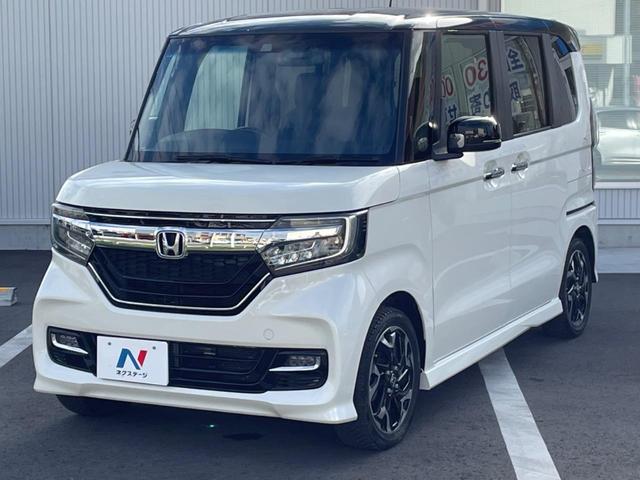 N-BOXカスタム G・Lターボホンダセンシング 両側電動スライド バックカメラ ホンダセンシング レーダークルーズ 禁煙車 2トーンカラー ハーフレザーシート ドラレコ スマートキー LEDヘッド ETC オートマチックハイビーム 車線逸脱警報(24枚目)