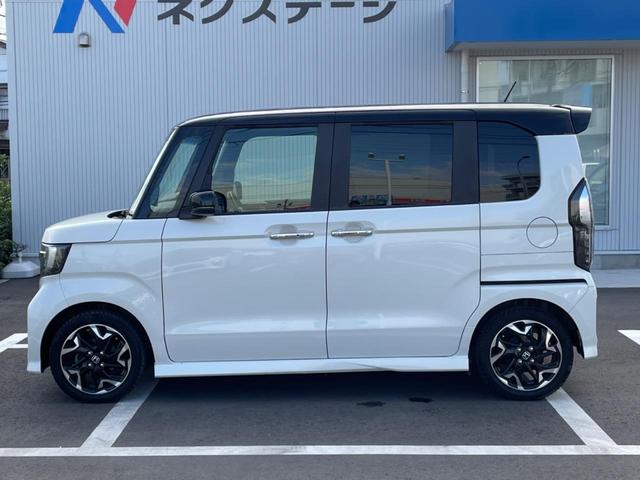 N-BOXカスタム G・Lターボホンダセンシング 両側電動スライド バックカメラ ホンダセンシング レーダークルーズ 禁煙車 2トーンカラー ハーフレザーシート ドラレコ スマートキー LEDヘッド ETC オートマチックハイビーム 車線逸脱警報(25枚目)