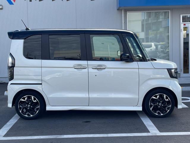 N-BOXカスタム G・Lターボホンダセンシング 両側電動スライド バックカメラ ホンダセンシング レーダークルーズ 禁煙車 2トーンカラー ハーフレザーシート ドラレコ スマートキー LEDヘッド ETC オートマチックハイビーム 車線逸脱警報(27枚目)