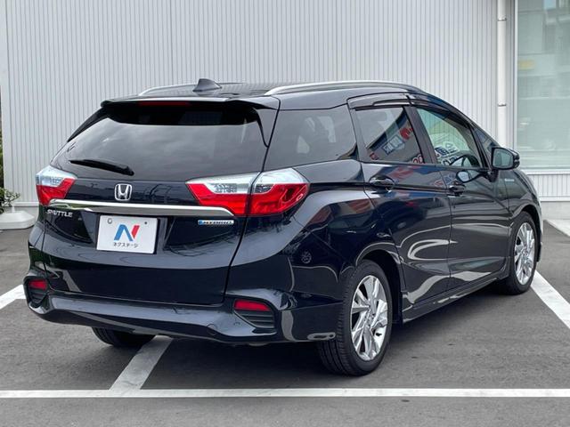 シャトル ハイブリッドZ 純正ナビ バックカメラ 禁煙車 ハーフレザーシート スマートキー LEDヘッド ETC クルコン オートマチックハイビーム オートライト オートエアコン 純正16インチAW Bluetooth再生(17枚目)